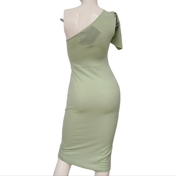 New with Tags Pretty Little Things One Shoulder Bodycon Dress size 2 - Picture 8 of 12